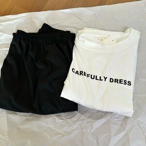 Size small leggings and top set